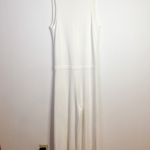 Theory Wrap Bodysuit Lustrate Jumpsuit White Small - Picture 10 of 16
